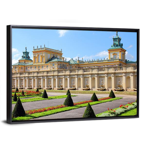 Wilanow Palace & Gardens Canvas Wall Art-3 Horizontal-Gallery Wrap-25" x 16"-Tiaracle