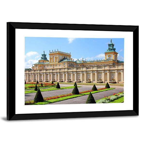 Wilanow Palace & Gardens Canvas Wall Art-3 Horizontal-Gallery Wrap-25" x 16"-Tiaracle