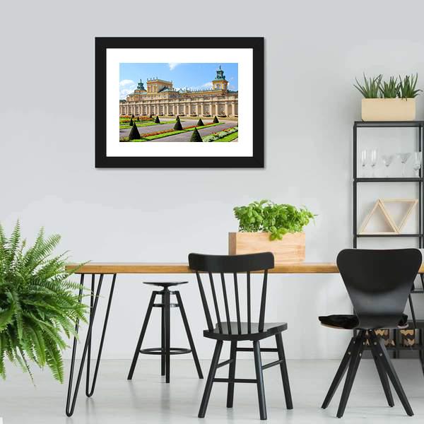 Wilanow Palace & Gardens Canvas Wall Art-3 Horizontal-Gallery Wrap-25" x 16"-Tiaracle