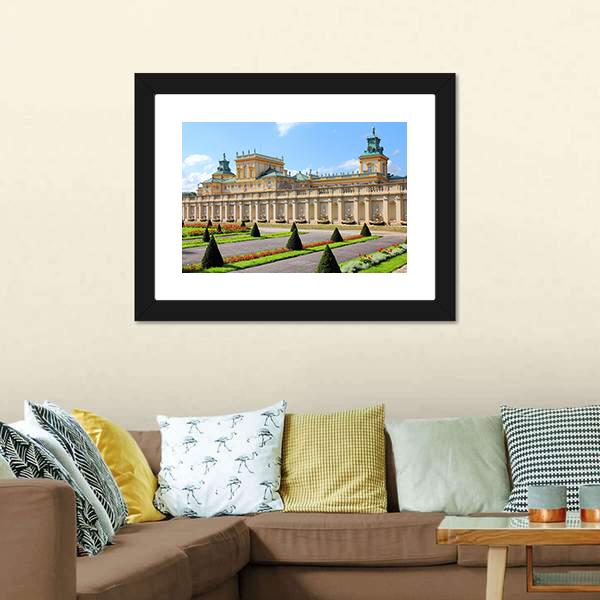 Wilanow Palace & Gardens Canvas Wall Art-3 Horizontal-Gallery Wrap-25" x 16"-Tiaracle