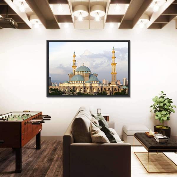 Wilayah Mosque Canvas Wall Art-5 Horizontal-Gallery Wrap-22" x 12"-Tiaracle