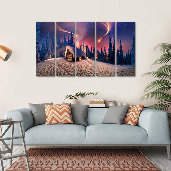 Wild Alpine Mountain In Carpathians Canvas Wall Art-5 Horizontal-Gallery Wrap-22" x 12"-Tiaracle