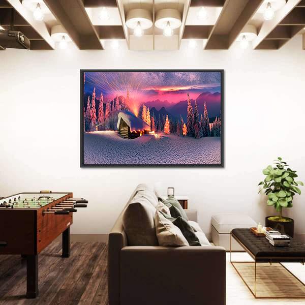 Wild Alpine Mountain Vertical Canvas Wall Art-3 Vertical-Gallery Wrap-12" x 25"-Tiaracle