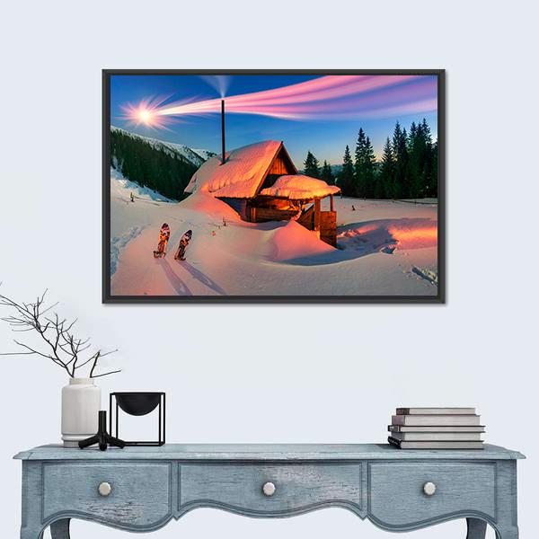 Wild Carpathian In Montenegro Canvas Wall Art-1 Piece-Floating Frame-24" x 16"-Tiaracle