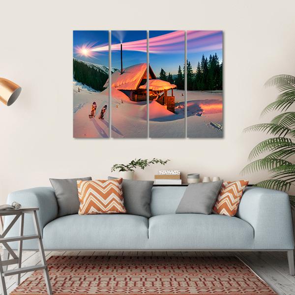 Wild Carpathian In Montenegro Canvas Wall Art-4 Horizontal-Gallery Wrap-34" x 24"-Tiaracle