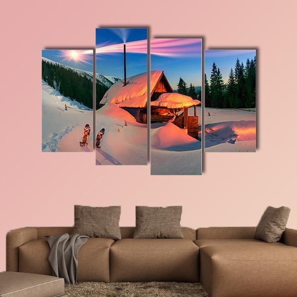 Wild Carpathian In Montenegro Canvas Wall Art-4 Pop-Gallery Wrap-50" x 32"-Tiaracle