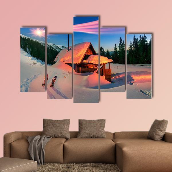 Wild Carpathian In Montenegro Canvas Wall Art-5 Pop-Gallery Wrap-47" x 32"-Tiaracle