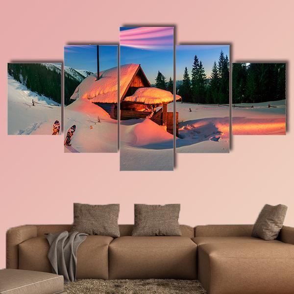 Wild Carpathian In Montenegro Canvas Wall Art-5 Pop-Gallery Wrap-47" x 32"-Tiaracle