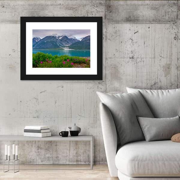 Wild Flowers In Glacier Bay National Park Alaska Canvas Wall Art-3 Horizontal-Gallery Wrap-25" x 16"-Tiaracle