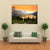 Wild Goose Island In Glacier National Park Canvas Wall Art-4 Pop-Gallery Wrap-34" x 20"-Tiaracle