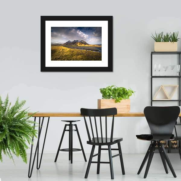 Wild Landscape Iceland Panoramic Canvas Wall Art-1 Piece-36" x 12"-Tiaracle