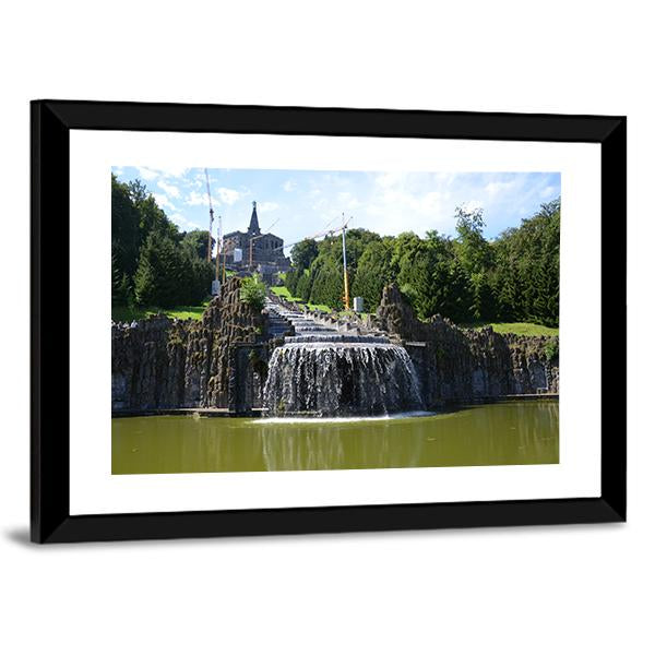 Wilhelmshoehe Castle Park In Kassel Canvas Wall Art-3 Horizontal-Gallery Wrap-25" x 16"-Tiaracle