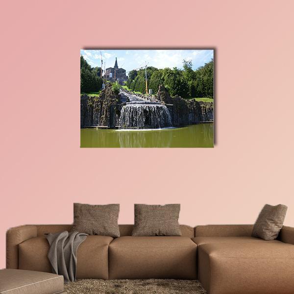 Wilhelmshoehe Castle Park In Kassel Canvas Wall Art-1 Piece-Gallery Wrap-48" x 32"-Tiaracle