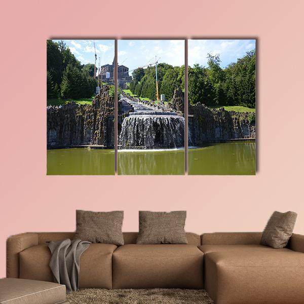 Wilhelmshoehe Castle Park In Kassel Canvas Wall Art-3 Horizontal-Gallery Wrap-25" x 16"-Tiaracle