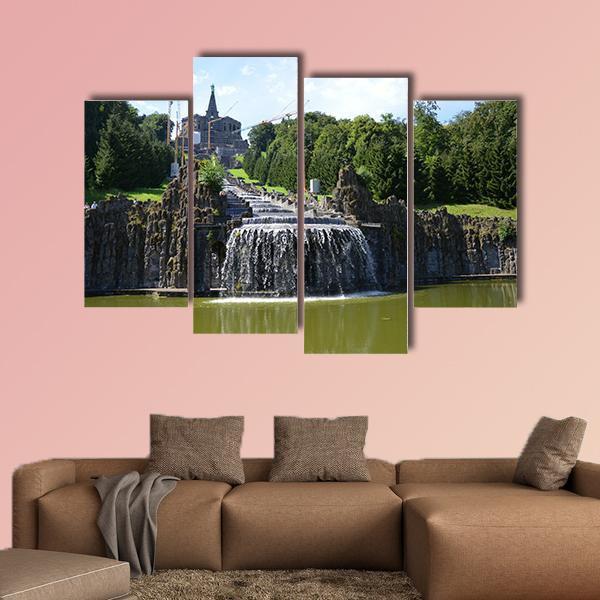 Wilhelmshoehe Castle Park In Kassel Canvas Wall Art-4 Pop-Gallery Wrap-50" x 32"-Tiaracle
