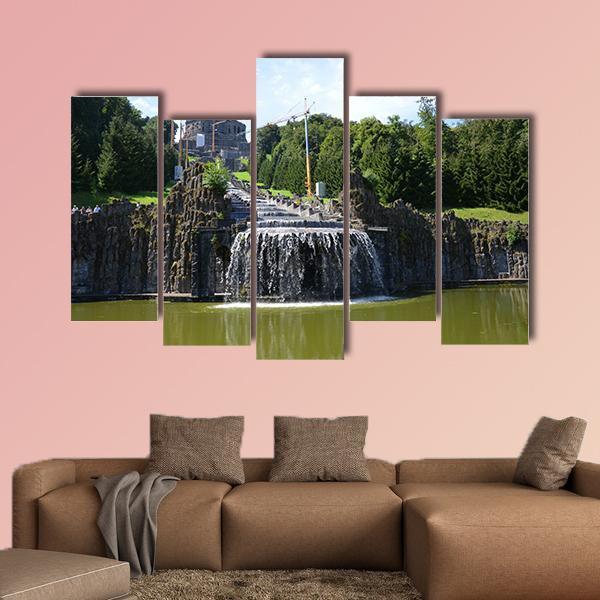 Wilhelmshoehe Castle Park In Kassel Canvas Wall Art-5 Pop-Gallery Wrap-47" x 32"-Tiaracle