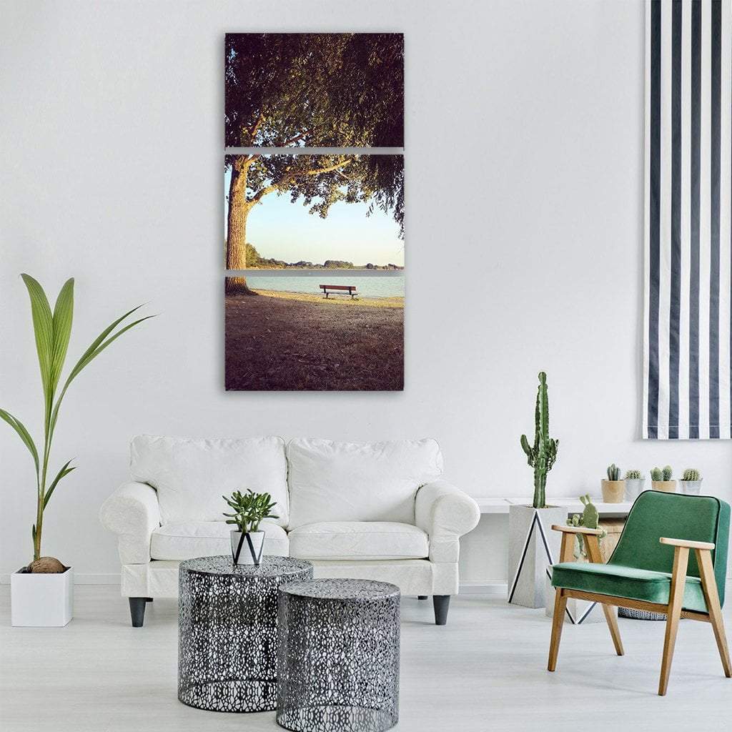 Willow Park In United States Vertical Canvas Wall Art-3 Vertical-Gallery Wrap-12" x 25"-Tiaracle