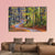 Winding Path Through Autumn Forest Canvas Wall Art-3 Horizontal-Gallery Wrap-37" x 24"-Tiaracle