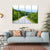 Winding Road Through Green Forest Canvas Wall Art-5 Horizontal-Gallery Wrap-22" x 12"-Tiaracle