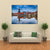 Windmill And Traditional Houses In Haarlem Canvas Wall Art-5 Horizontal-Gallery Wrap-22" x 12"-Tiaracle