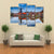 Windmill And Traditional Houses In Haarlem Canvas Wall Art-1 Piece-Gallery Wrap-48" x 32"-Tiaracle