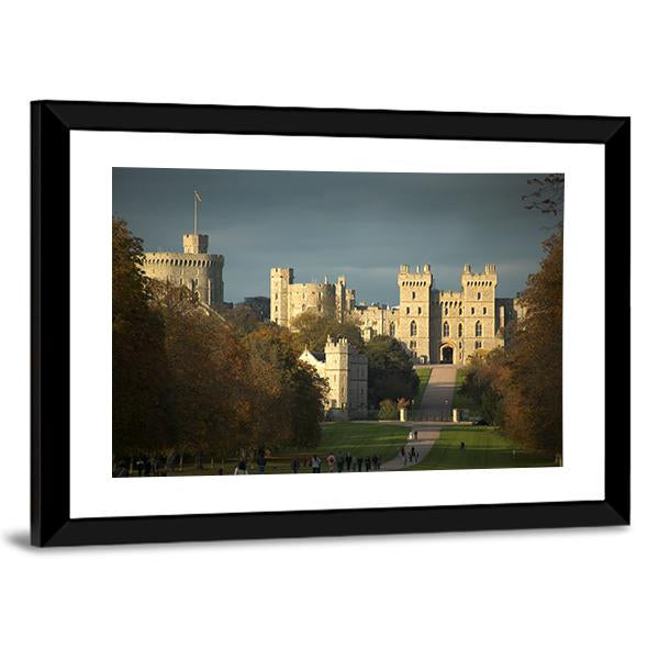 Windsor Castle Canvas Wall Art-5 Horizontal-Gallery Wrap-22" x 12"-Tiaracle