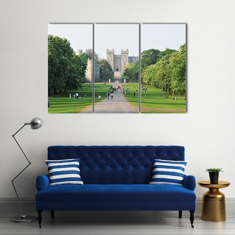 Windsor Park Canvas Wall Art-3 Horizontal-Gallery Wrap-37" x 24"-Tiaracle