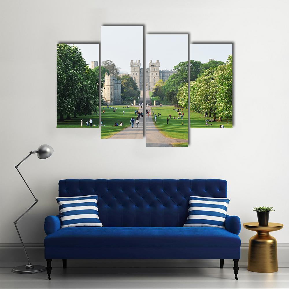 Windsor Park Canvas Wall Art-4 Pop-Gallery Wrap-50" x 32"-Tiaracle