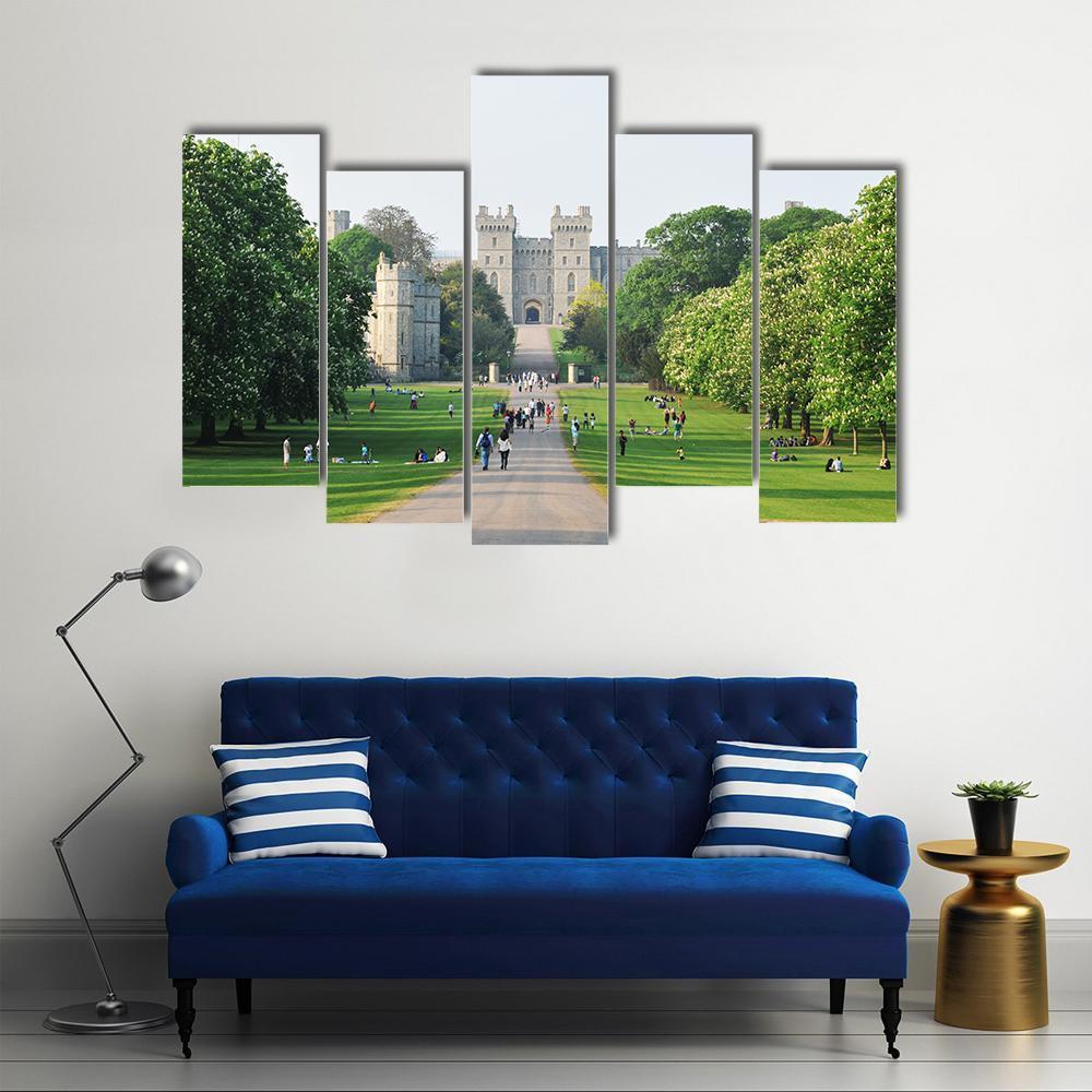 Windsor Park Canvas Wall Art-5 Pop-Gallery Wrap-47" x 32"-Tiaracle