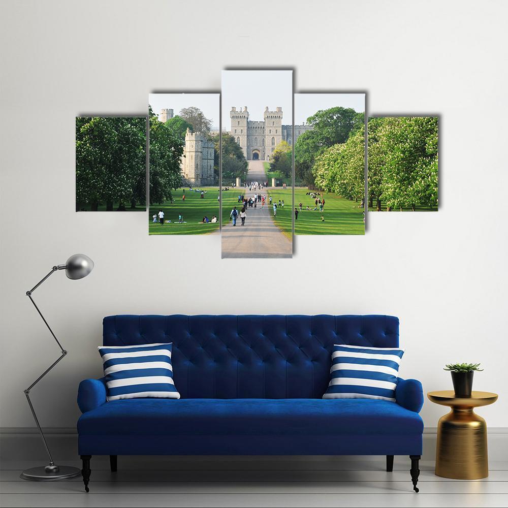 Windsor Park Canvas Wall Art-5 Star-Gallery Wrap-62" x 32"-Tiaracle