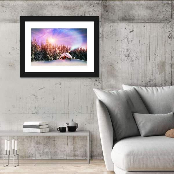 Winter In Carpathians Vertical Canvas Wall Art-3 Vertical-Gallery Wrap-12" x 25"-Tiaracle