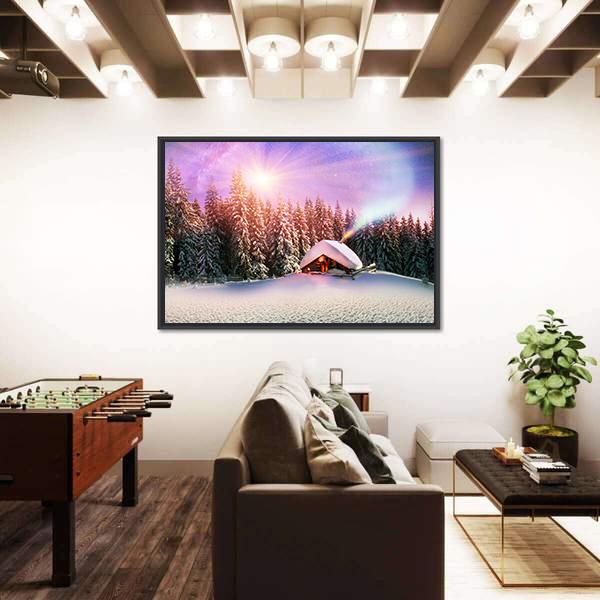 Winter In Carpathians Vertical Canvas Wall Art-3 Vertical-Gallery Wrap-12" x 25"-Tiaracle