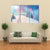 Winter Landscape Glowing By Sunlight Canvas Wall Art-3 Horizontal-Gallery Wrap-37" x 24"-Tiaracle