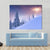 Winter Landscape Sunrise Canvas Wall Art-4 Horizontal-Gallery Wrap-34" x 24"-Tiaracle