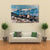 Winter View Of Alhambra Canvas Wall Art-3 Horizontal-Gallery Wrap-37" x 24"-Tiaracle