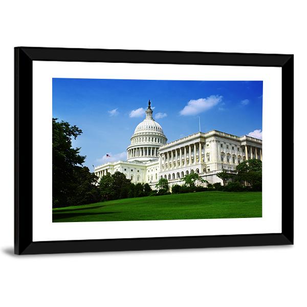 Wisconsin State Capital Building Canvas Wall Art-3 Horizontal-Gallery Wrap-25" x 16"-Tiaracle