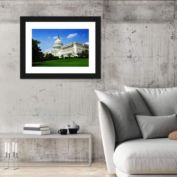 Wisconsin State Capital Building Canvas Wall Art-3 Horizontal-Gallery Wrap-25" x 16"-Tiaracle
