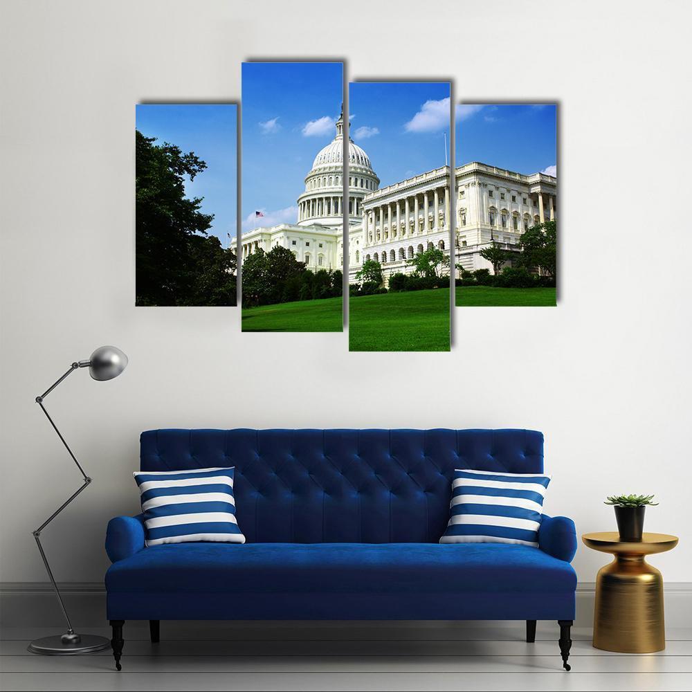Wisconsin State Capital Building Canvas Wall Art-4 Pop-Gallery Wrap-50" x 32"-Tiaracle