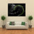 Wolves Howl Full Moon Top Canvas Wall Art-5 Pop-Gallery Wrap-47" x 32"-Tiaracle