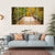 Wooden Bridge In The Autumn Forest Canvas Wall Art-5 Horizontal-Gallery Wrap-22" x 12"-Tiaracle