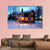 Wooden House In Sweden During Winter By Night Canvas Wall Art-3 Horizontal-Gallery Wrap-37" x 24"-Tiaracle