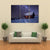 Wooden House In Winter Forest Canvas Wall Art-3 Horizontal-Gallery Wrap-37" x 24"-Tiaracle