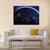 World Globe From Space Canvas Wall Art-3 Horizontal-Gallery Wrap-25" x 16"-Tiaracle