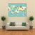 World Map With Landmark Of Famous Country Symbol Canvas Wall Art-1 Piece-Gallery Wrap-36" x 24"-Tiaracle