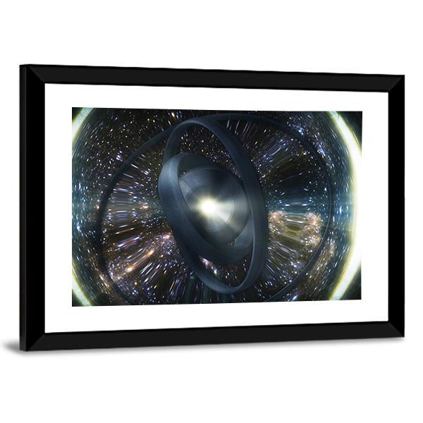 Wormhole Though Time And Space Canvas Wall Art-3 Horizontal-Gallery Wrap-25" x 16"-Tiaracle