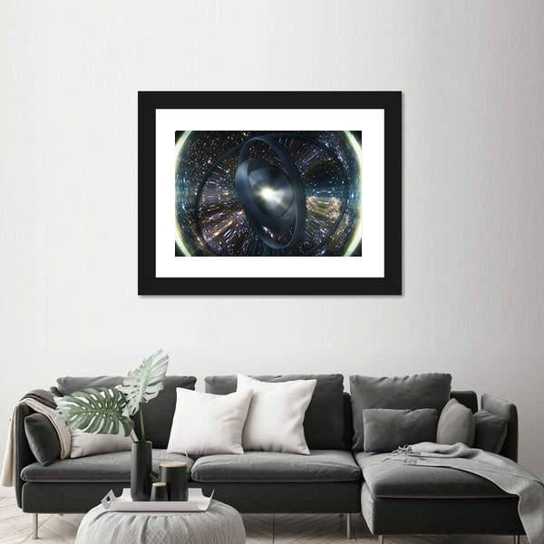 Wormhole Though Time And Space Canvas Wall Art-3 Horizontal-Gallery Wrap-25" x 16"-Tiaracle