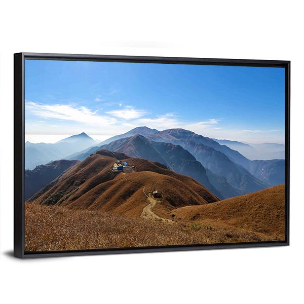 Wugong Mountain Trekking Canvas Wall Art-3 Horizontal-Gallery Wrap-25" x 16"-Tiaracle