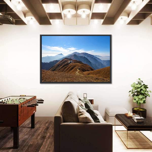 Wugong Mountain Trekking Canvas Wall Art-3 Horizontal-Gallery Wrap-25" x 16"-Tiaracle