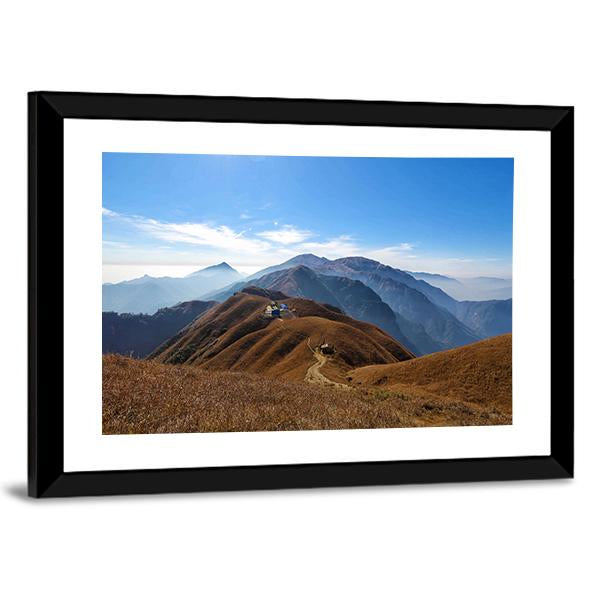 Wugong Mountain Trekking Canvas Wall Art-3 Horizontal-Gallery Wrap-25" x 16"-Tiaracle
