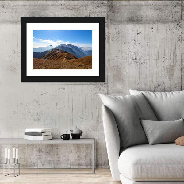Wugong Mountain Trekking Canvas Wall Art-3 Horizontal-Gallery Wrap-25" x 16"-Tiaracle